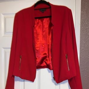 Red forever21 blazer